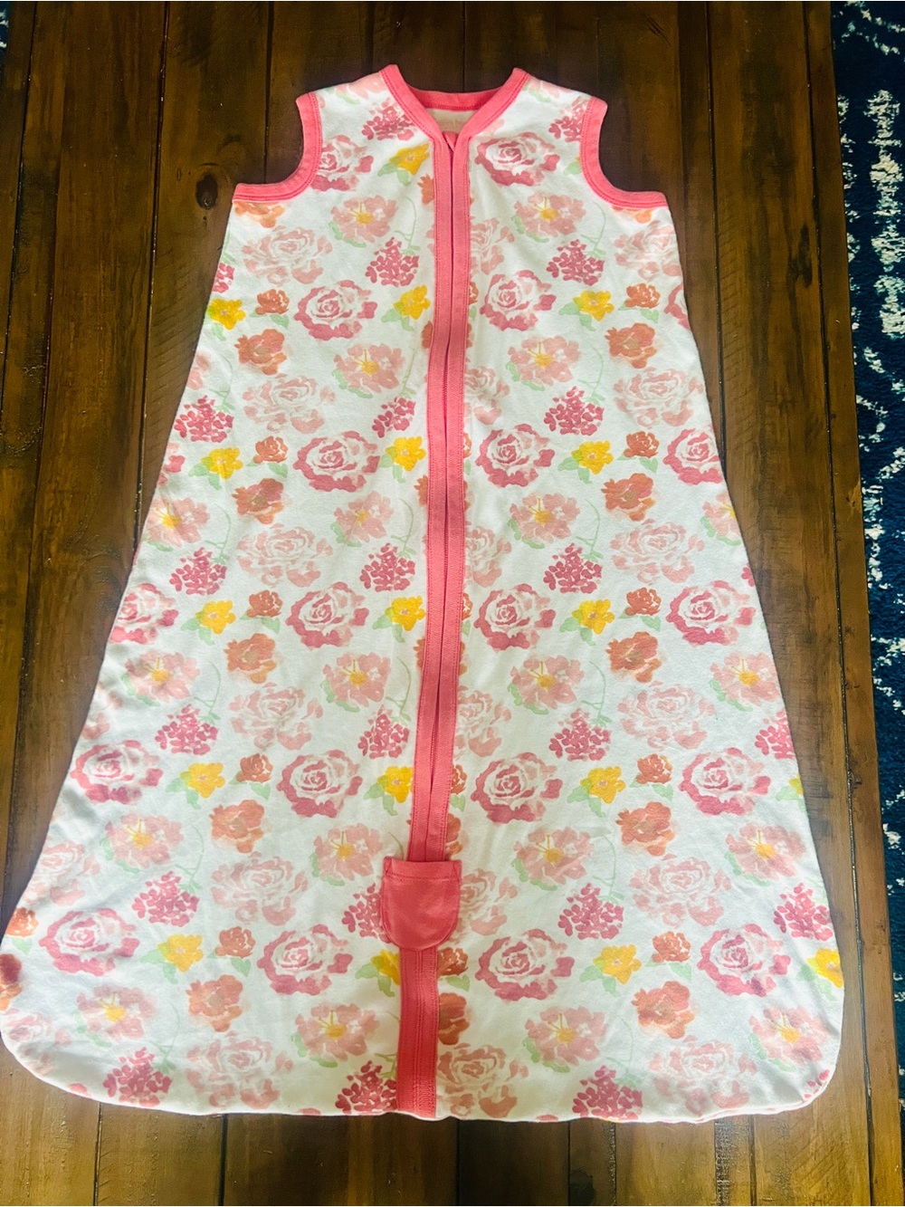2 Girl’s Cotton Light Sleep Sacks - Burt’s Bees, Size 12-18m - Picture 7 of 9